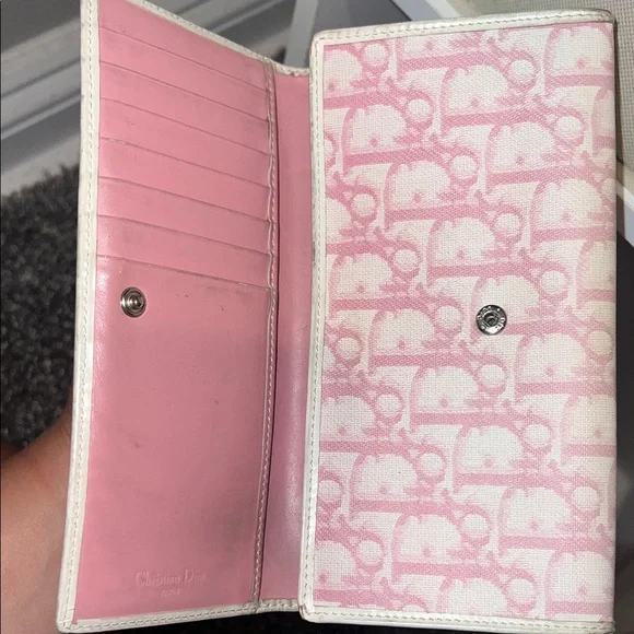 Dior Pink Monogram Clutch - Picture 5 of 7